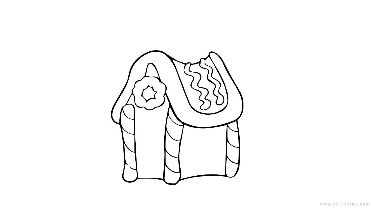糖果屋简笔画怎么画 糖果屋简笔画简单又好看