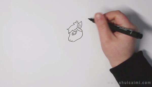 马简笔画怎么画 马简笔画图片大全