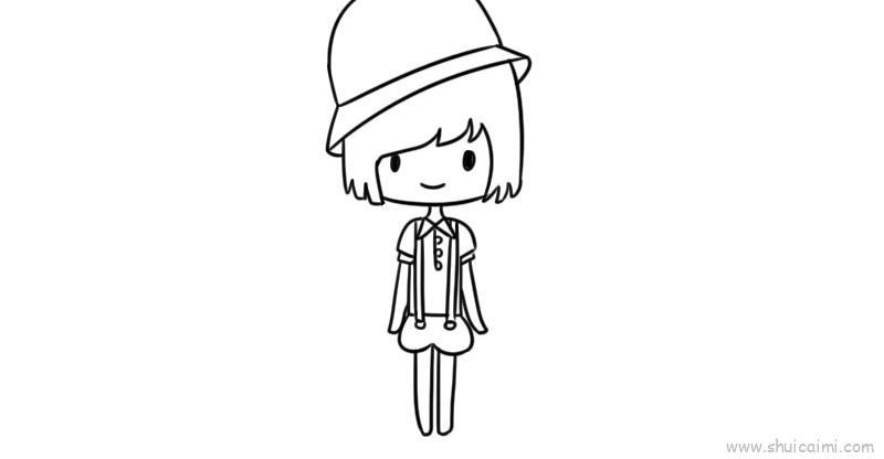 女孩图儿童画怎么画 女孩图简笔画简单又好看