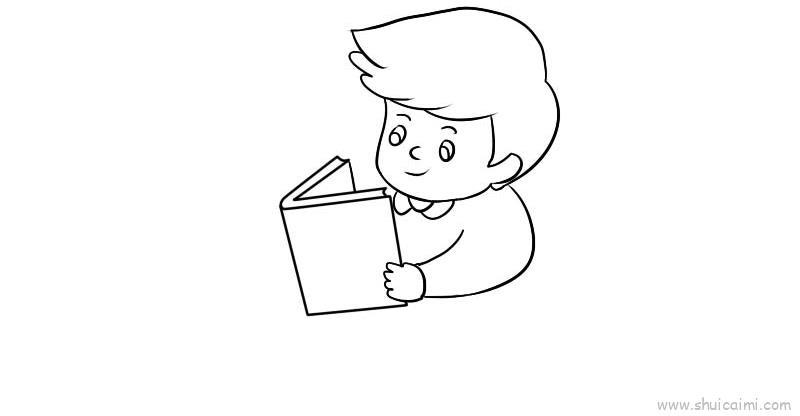 以读书为主题儿童画怎么画 以读书为主题简笔画画法