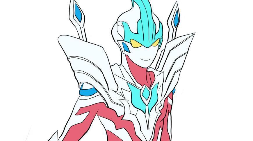 银河奥特曼简笔画图片大全 银河奥特曼简笔画图片大全儿童