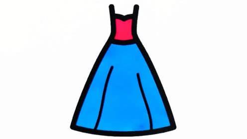 连衣裙简笔画 连衣裙简笔画图片大全