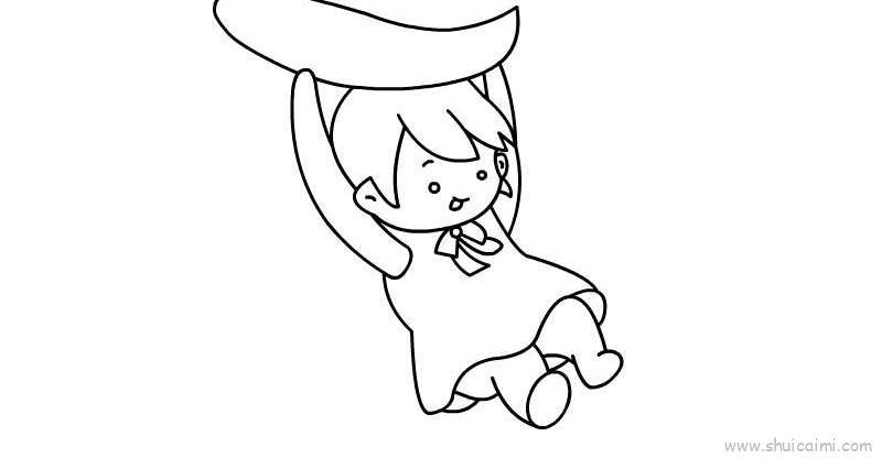 小精灵儿童画怎么画 小精灵简笔画画法