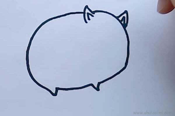 小猪儿童画怎么画 小猪简笔画图片大全