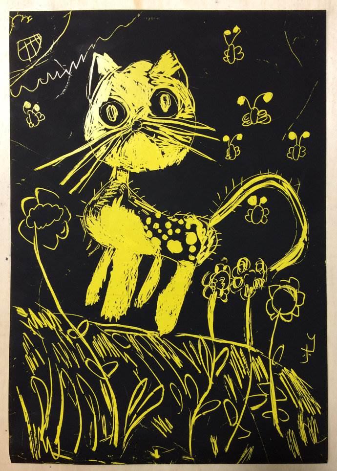 小猫简笔画 猫咪怎么画