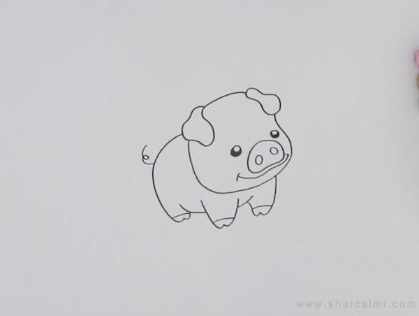 猪简笔画怎么画 猪简笔画简单又好看