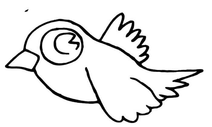 幼儿园画小鸟简笔画图片大全 小鸟的简笔画图片大全可爱 简单