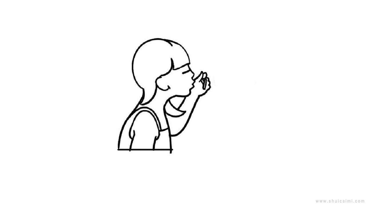 吹泡泡简笔画怎么画 吹泡泡简笔画好看