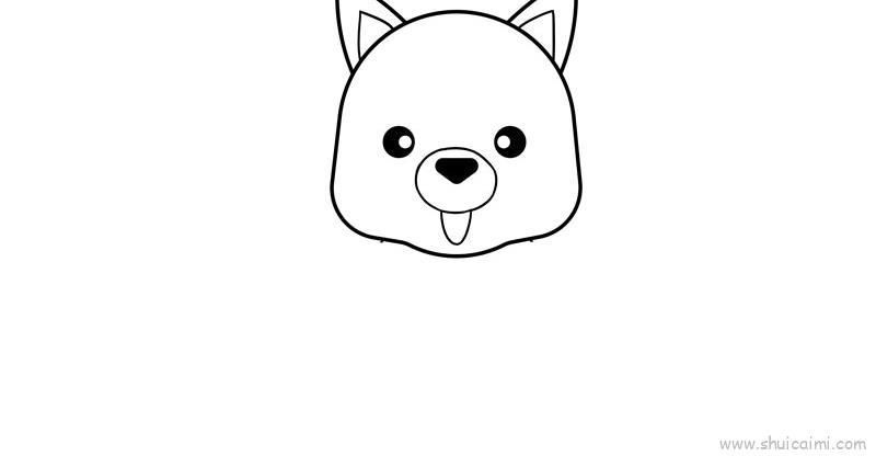 小狗儿童画怎么画 小狗简笔画图片大全