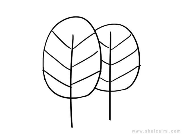 树林简笔画怎么画 树林简笔画简单又好看