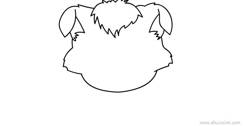 小灰灰儿童画怎么画 小灰灰简笔画画法