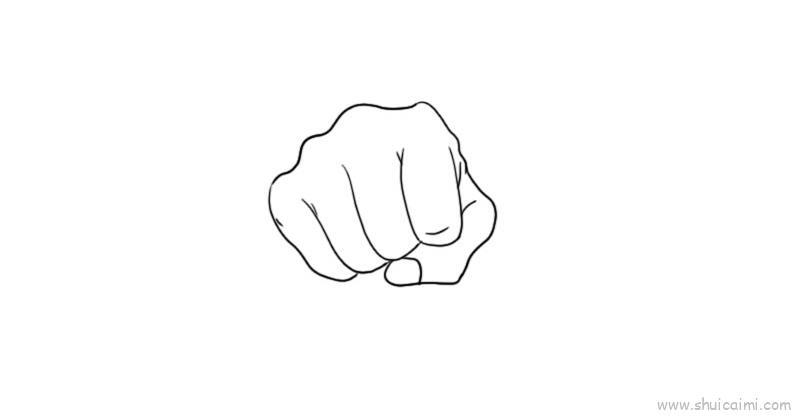 拳头儿童画怎么画 拳头简笔画好看