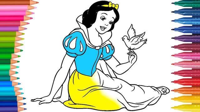 白雪公主简笔画图片 白雪公主简笔画图片大全可爱