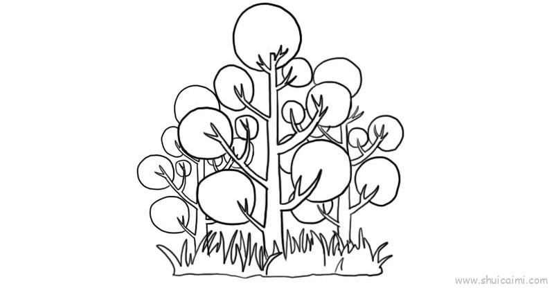 秋天儿童画怎么画 秋天简笔画画法