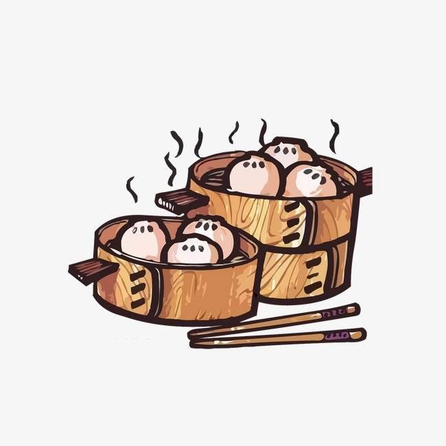 小笼包简笔画 上海小笼包简笔画