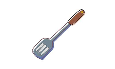 锅铲怎么画简笔画 菜铲简笔画