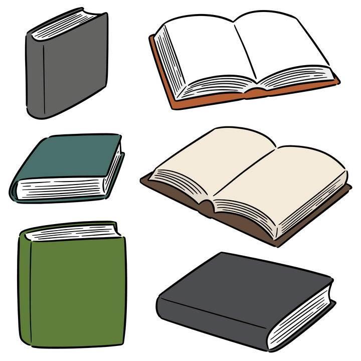 书的简笔画 书的简笔画彩色