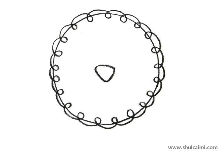 狮子彩色儿童简笔画