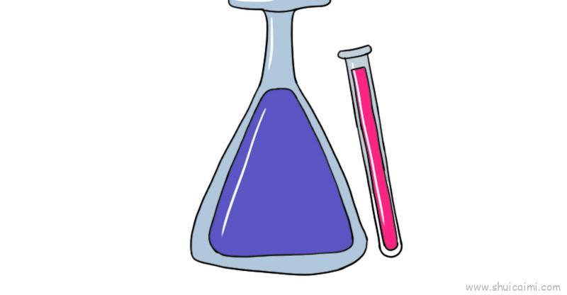 医用药瓶儿童画怎么画 医用药瓶简笔画顺序