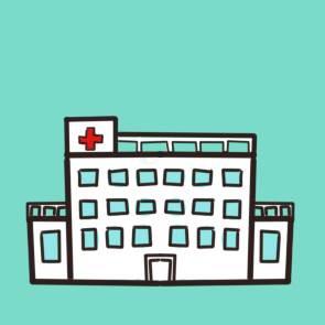 医院简笔画 医院简笔画图片大全