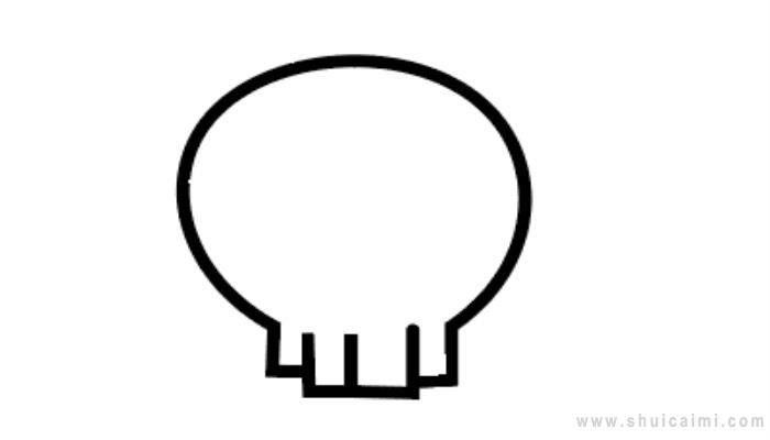 骷髅头简笔画怎么画 骷髅头简笔画好看