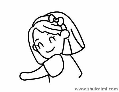 母亲节彩色儿童简笔画