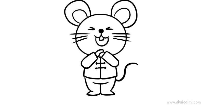鼠年儿童画怎么画 鼠年简笔画好看