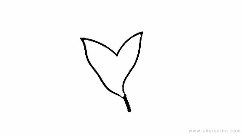 茶叶简笔画怎么画 茶叶简笔画顺序