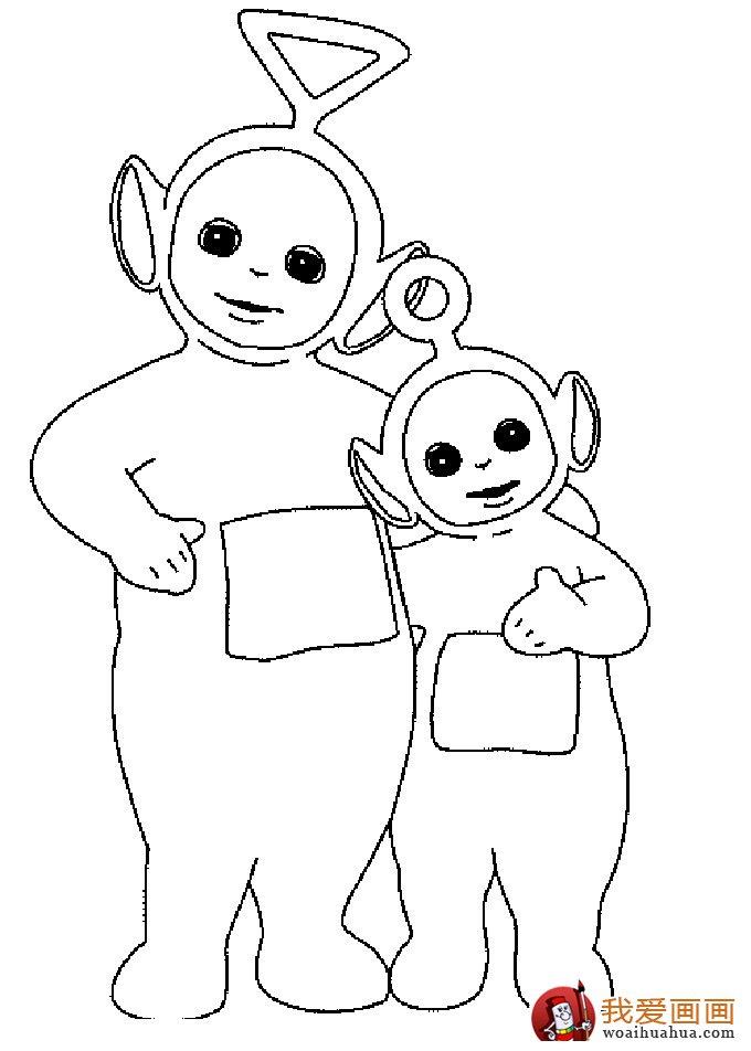 天线宝宝天线宝宝大全简笔画怎么画 天线宝宝天线宝宝大全简笔画图片