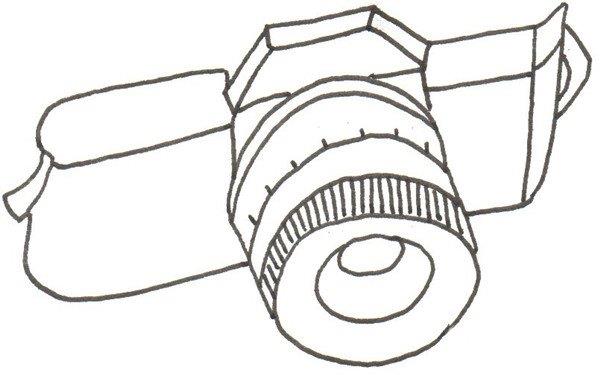 相机的简笔画怎么画  相机的简笔画步骤