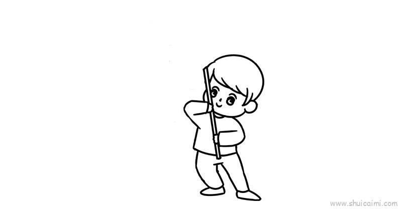 新年舞狮子儿童画怎么画 新年舞狮子简笔画顺序