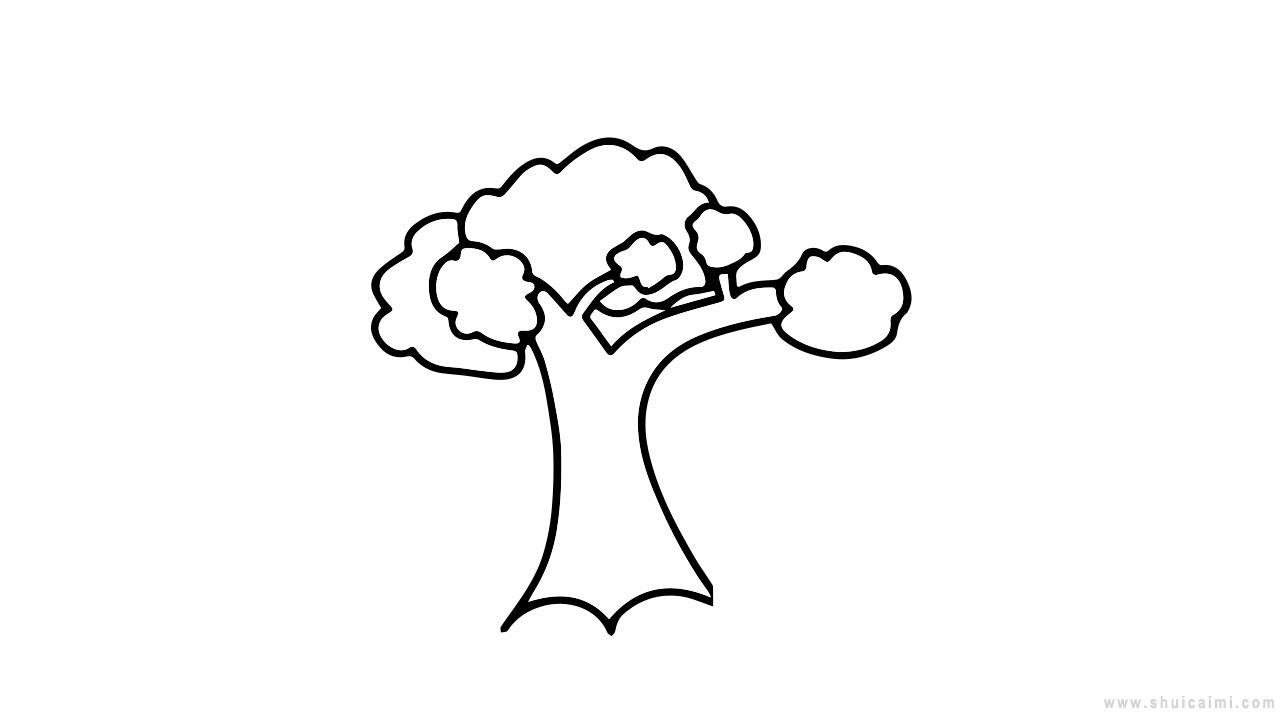 一棵树简笔画怎么画 一棵树简笔画好看