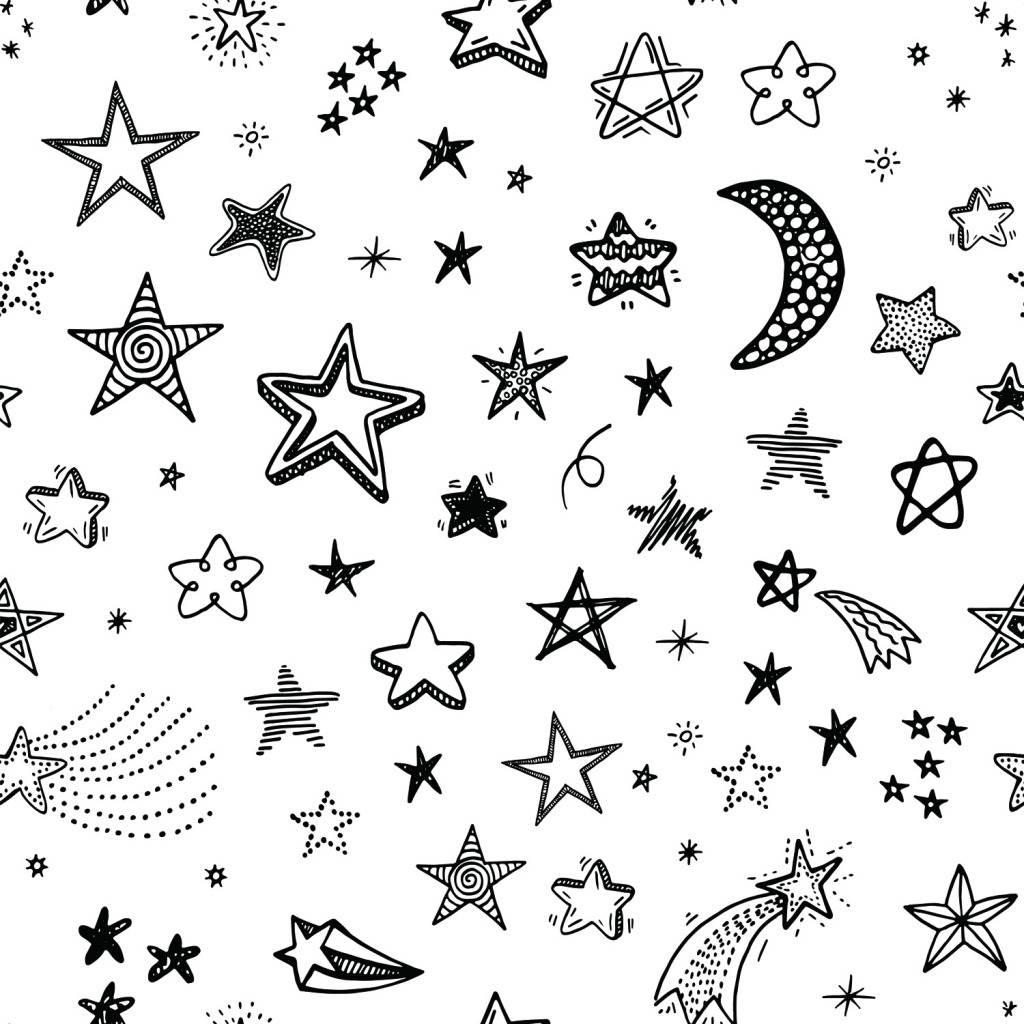 星空的简笔画图片大全 星空的简笔画图片大全大图