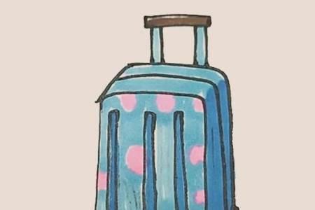 行李箱简笔画 行李箱简笔画可爱