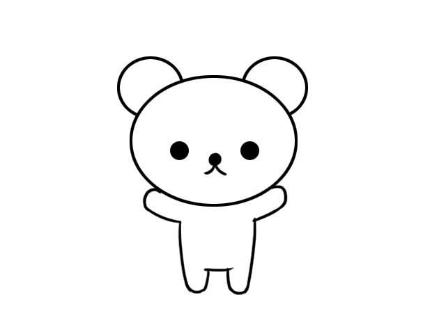 熊简笔画 熊简笔画简单