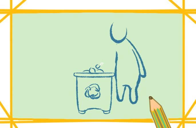 垃圾简笔画 垃圾简笔画图片大全
