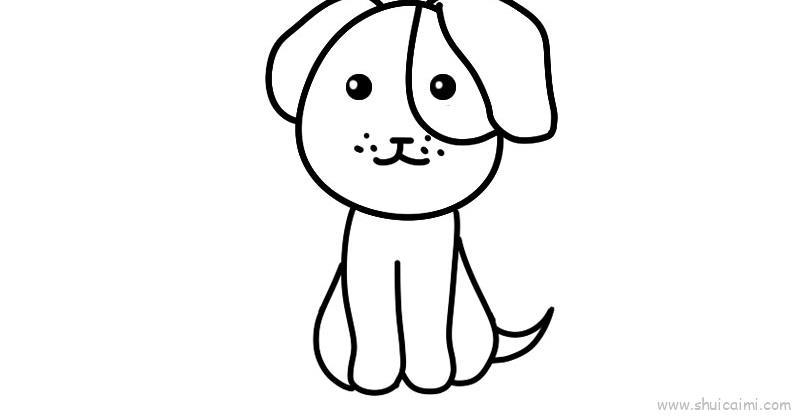 狗儿童画怎么画 画狗简笔画图片大全