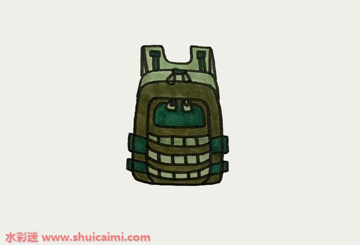 绝地求生三级包怎么画 绝地求生三级包简笔画漂亮卡通