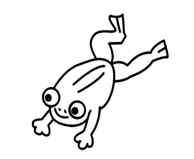 青蛙的简笔画 简笔画青蛙头像怎么画