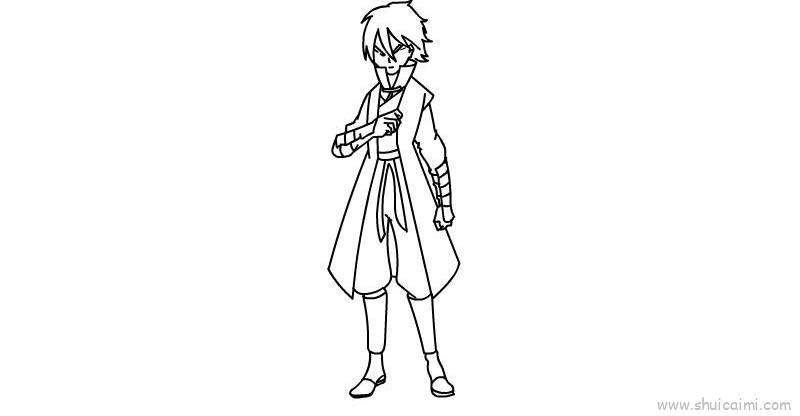 伍六七儿童画怎么画 伍六七简笔画图片