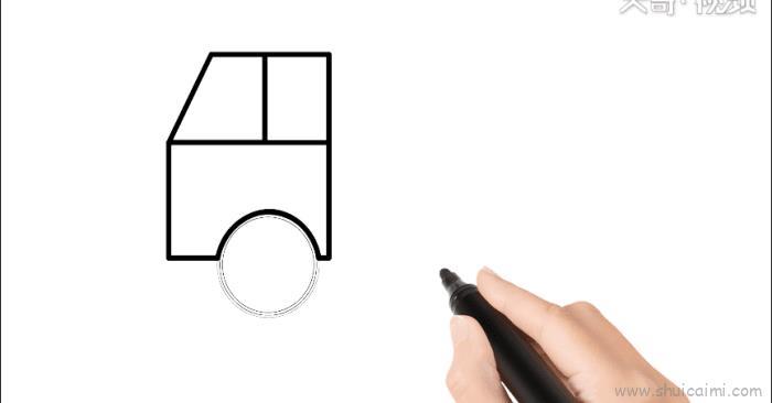 工程车儿童画怎么画 工程车简笔画图片大全