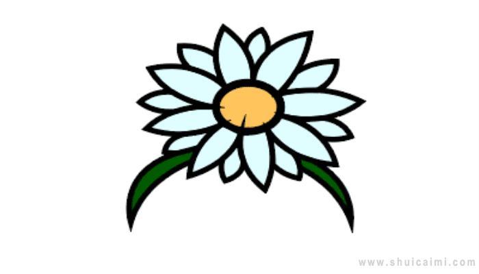 昙花简笔画怎么画 昙花简笔画步骤