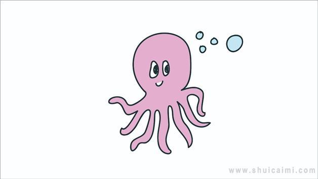 海洋生物简笔画怎么画 海洋生物简笔画画法