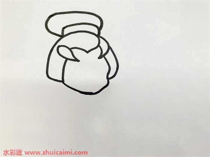 简单动漫人物红蝶简笔画详细教程