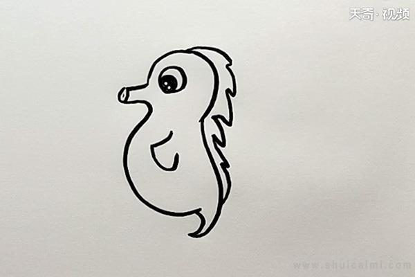 海马简笔画怎么画 海马简笔画简单又好看
