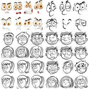 人像简笔画 人物简笔画图片大全