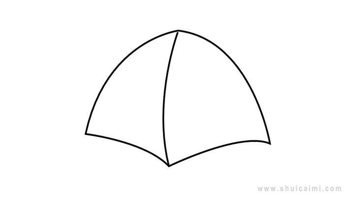帐篷简笔画怎么画 帐篷简笔画简单
