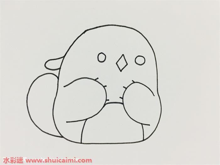 比丢怎么画 比丢简笔画步骤