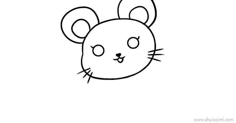 小老鼠可爱儿童画怎么画 小老鼠可爱简笔画图片大全