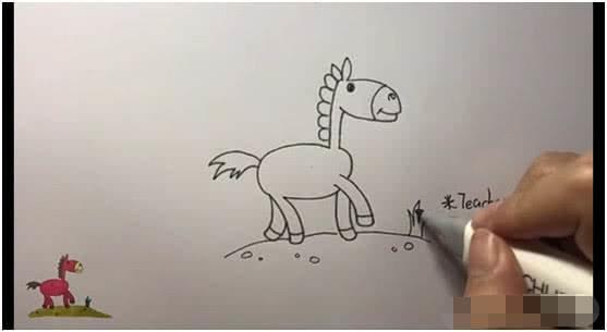 小毛驴简笔画 小毛驴简笔画图片大全涂色